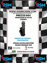 PEDALE ACCELLERATORE SMART BRABUS 450