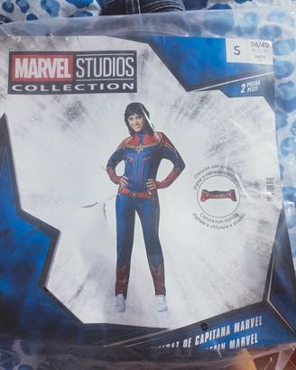 vestito di carnevale capitan Marvel 