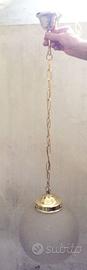 Lampadario a sfera vintage