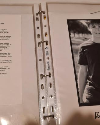 Foto autografata Harry Potter e lettera ufficiale