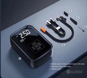 Pompa Gonfiaggio  150 PSI  per Auto Moto Bici