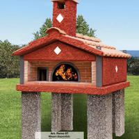 Forno a legna da giardino per esterno