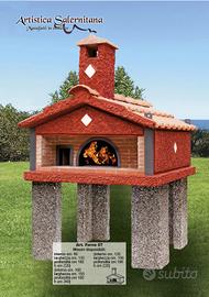 Forno a legna da giardino per esterno