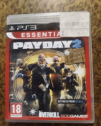 Ps3 gioco Payday 2