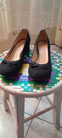Scarpe tipo ballerina con tacco