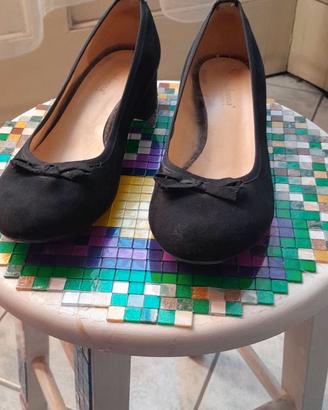 Scarpe tipo ballerina con tacco