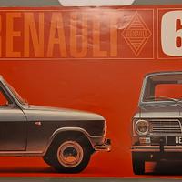 Depliant brochure Renault 6 fine anni 60
