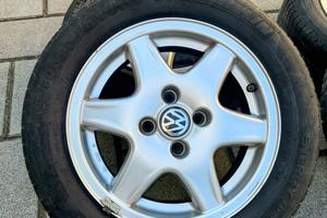 Set 4 Cerchi in Lega Originali Volkswagen 14"