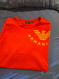 Armani jeans nuova t -shirt originale XL