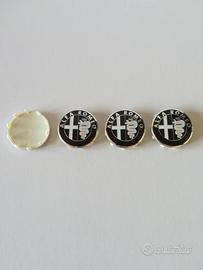 Kit 4 coprimozzo Neri Alfa Romeo 159 Brera Spider