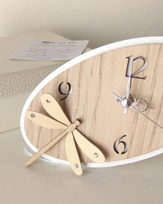 Nego' Orologio Da Tavolo Analogico Legno/Metallo