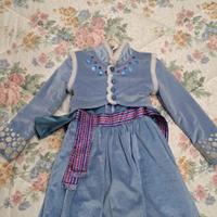 vestito di carnevale di Anna di frozen