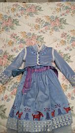 vestito di carnevale di Anna di frozen