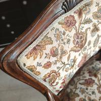 Coppia di Poltroncine Stile Luigi XV – Legno