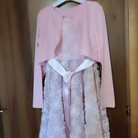 Vestito bimba usato, da cerimonia, con giacchino 