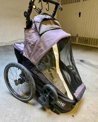 Rimorchio bici per bambini