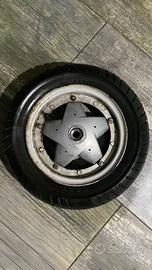 Cerchio/ruota piaggio skipper 10 tamburo 110