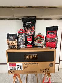 BARBECUE WEBER PERFORMER DELUXE + ACCESSORI