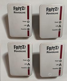 set 4 fritzbox powerline 510e