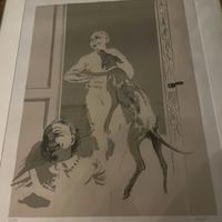 Alberto sughi litografia quadro