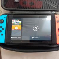 Nintendo switch con accessori originali + custodia