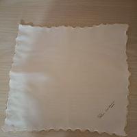 Vecchio fazzoletto da taschino vintage firmato