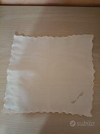 Vecchio fazzoletto da taschino vintage firmato