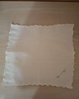 Vecchio fazzoletto da taschino vintage firmato