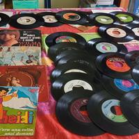40 vinili 45 giri anni 60/70/80 heidi,goggi,ranier
