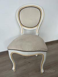 Sedia stile classico shabby chic