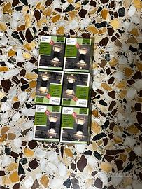 Set 6 faretti solari ricaricabili