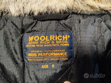 giubbotto Woolrich 6 anni