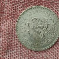 moneta messicana un peso in argento 