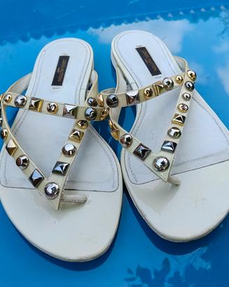 sandali donna in pelle Louis Vuitton tg 37,5