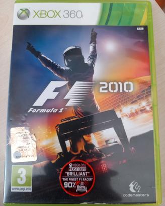gioco xbox 360 f 1 2010