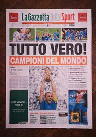 Gazzetta originale Italia campione del mondo 2006