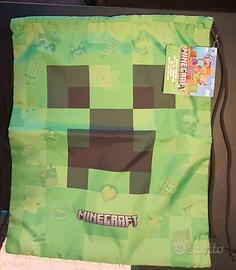 Minecraft Sacca con coulisse CREEPER