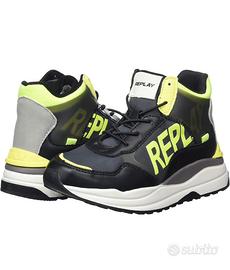 Replay Merak Jr Scarpe da Ginnastica 35 ottime!