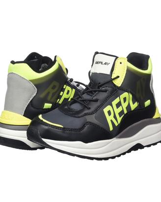 Replay Merak Jr Scarpe da Ginnastica 35 ottime!