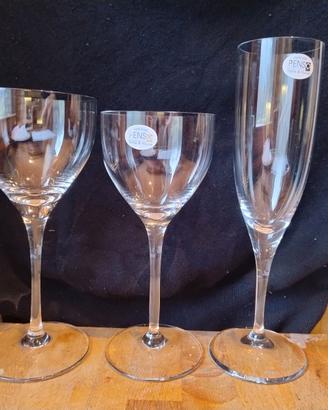 set calici cristallo da 36 pezzi