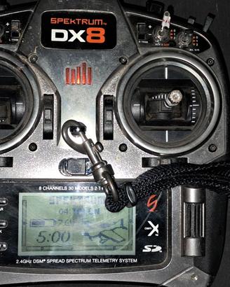 radiocomando SPEKTRUM DX8