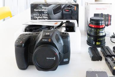 Black magik cinema camera 6k pro + ob+tutto