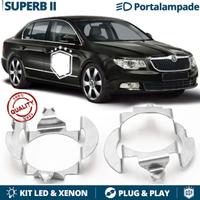 ADATTATORI montaggio KIT LED H7 per Skoda SUPERB 2