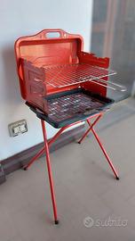 Barbecue a carbonella a valigetta