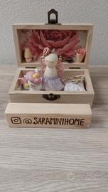 casa legno bambola fata