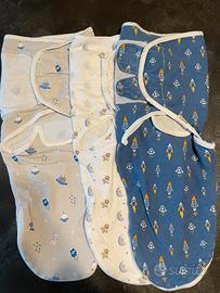 3 sacchi nanna swaddle 0-3 mesi - fantasia Cosmo