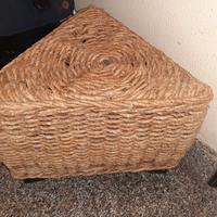 pouf vimini