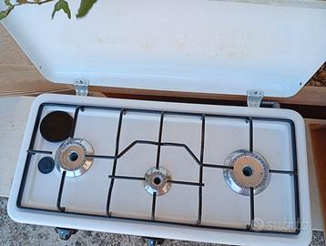 Fornello a gas portatile da campeggio mod. Parker