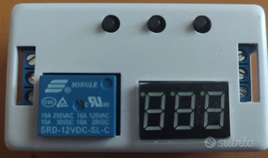 Relè modulo ritardo srd-12vdc-sl-c accensione