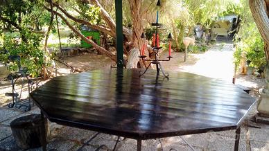 candelabro in ferro battuto 